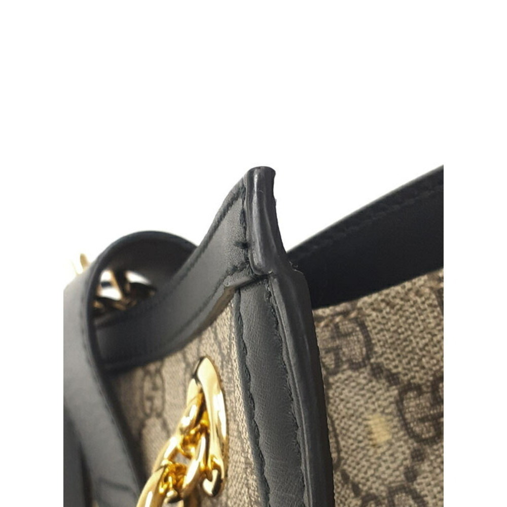 Gucci bag Brown Chain GG Padlock shoulder Supreme - Picture 6 of 9